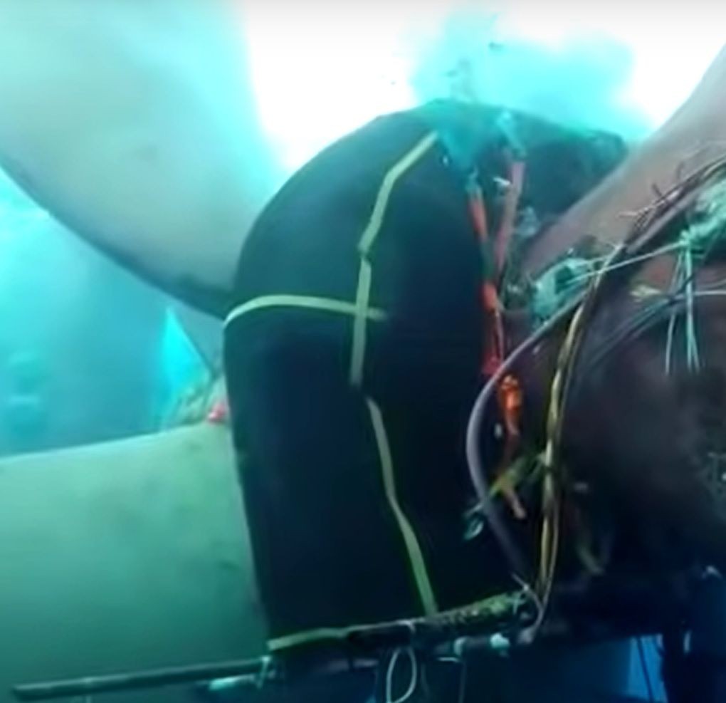 underwater works Russia